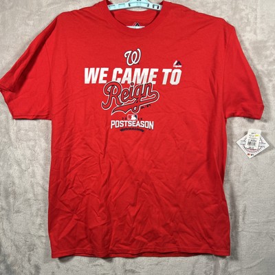 MLB Washington Nationals ''We Came To Reign'' 2016 Postseason T-shirt Mens XL