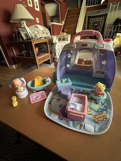 Fisher Price Little People Cuddle & Play Nursery & Wash & Go Sets