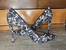 Tory Burch Nouveau Floral Gross Grain Olexa Pumps Ladies Shoes 10