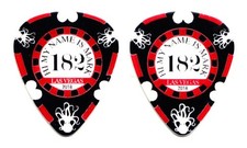 Blink-182 Mark Hoppus Casino Pokerchip Gitarrengriff - 2018 Las Vegas Residenz