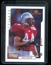 2000 Upper Deck MVP Brian Urlacher Rookie Card #192 Chicago Bears Legend