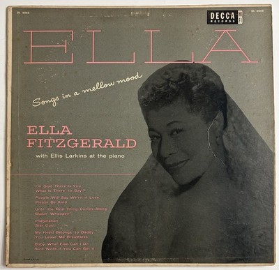 Ella Fitzgerald - Ella - Songs In A Mellow Mood DL-8068 Vinyl Record
