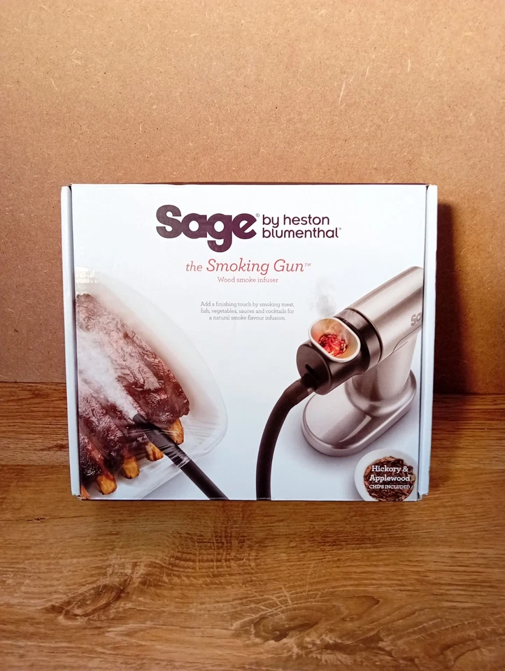 Sage The Smoking Gun von Heston Blumenthal BSM600SIL Holz-Rauch-Ei funktioniert. 