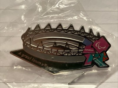 London 2012 ODA Olympiastadion Pin Anstecker Paralympic Version
