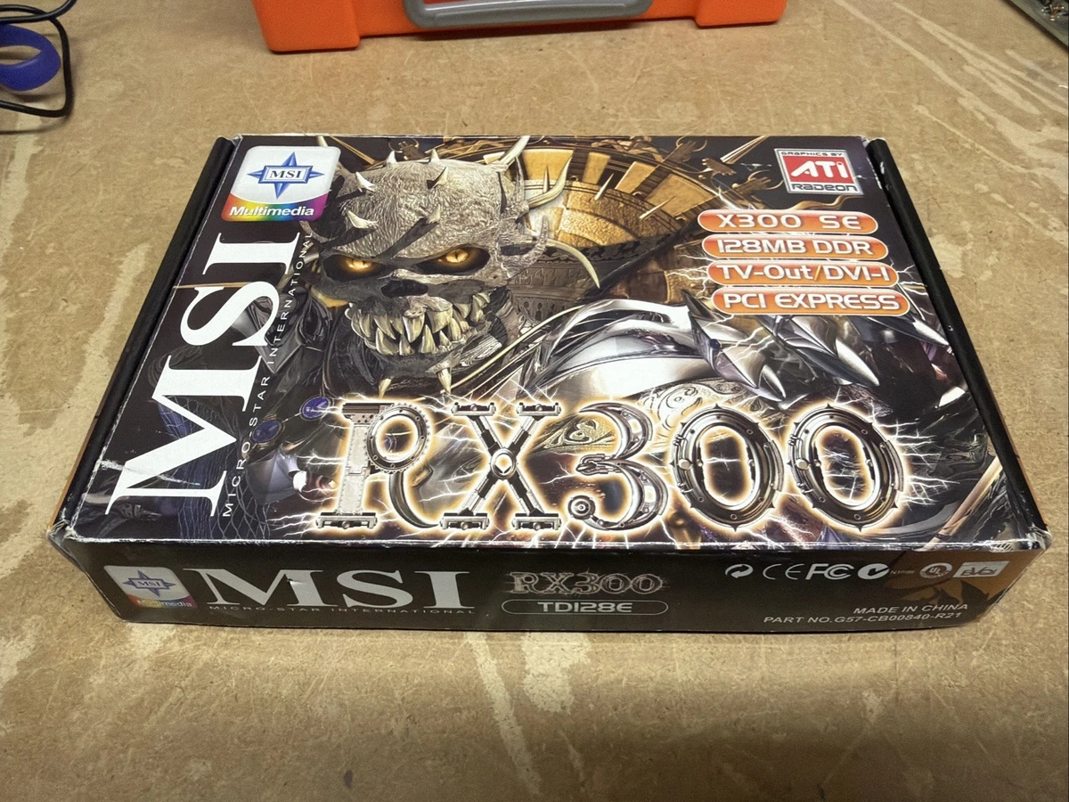 MSI RX9250 TD128 AGP 8X ATI Carte Graphique Vintage Silencieuse MSI RX9250 TD128 AGP 8X ATI Carte Graphique Vintage Silencieuse