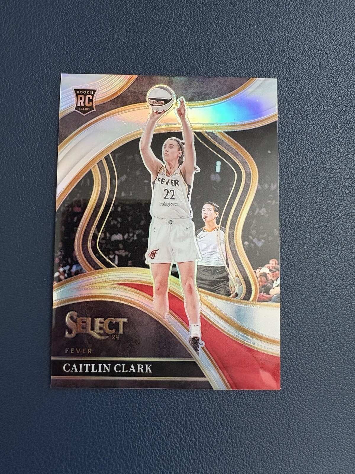 2024 Panini Select WNBA - Caitlin Clark Courtside Silver SSP #218 (RC)