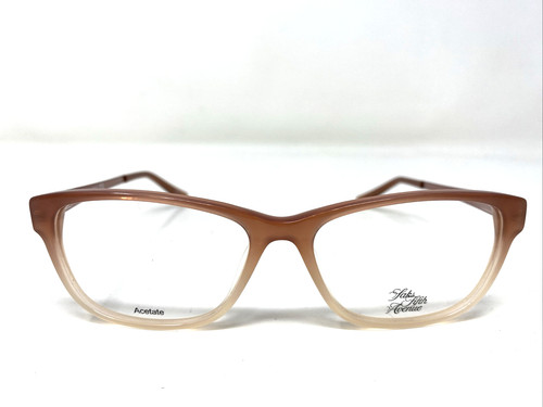 SAKS FIFTH AVENUE SAKS319 F6I 52-15-135 Blush Fade Full Rim Eyeglasses Frame R78