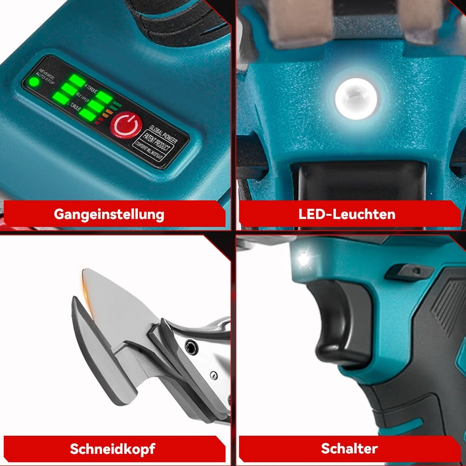 Für Makita 18V Akku Blechschere Akkuschere Elektrisch Schere Blechschneider DE - Bild 3 von 4