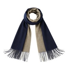 Unisex Lambs Wool Winter Scarf DoubleSided Fashion Cold Weather Wrap Shawl