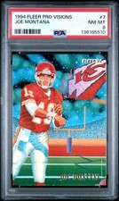 1994 Fleer Pro Visions Joe Montana Card PSA 8 NM-MT #7