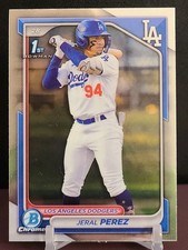 2024 Bowman Chrome - Prospects Jeral Perez #BCP-158 1st Bowman RC