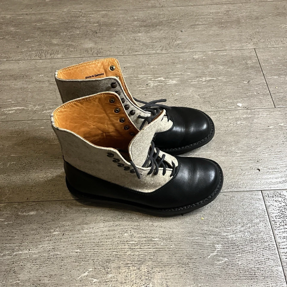 Trippen Brown Lace Up Boots Size 38 Made In Germany Leather Shoes - Image 2 of 4