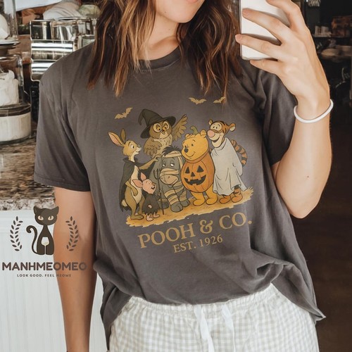 Vintage Winnie The Pooh Halloween Shirt, Pooh & Co Est 1926 Shirt, S-3XL