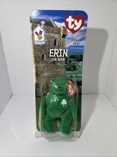 Ty Beanie Baby Erin The Bear 1999 Retired Plush Toy McDonald  s