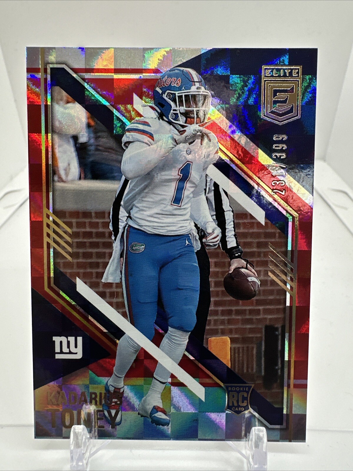 Kadarius Toney 2021 Panini Donruss Elite Rookie Red /399  #128 RC