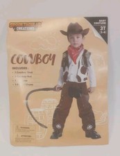 Spooktacular Creations Cowboy / Cowgirl Halloween Costume Deluxe Set 3T 3-4 