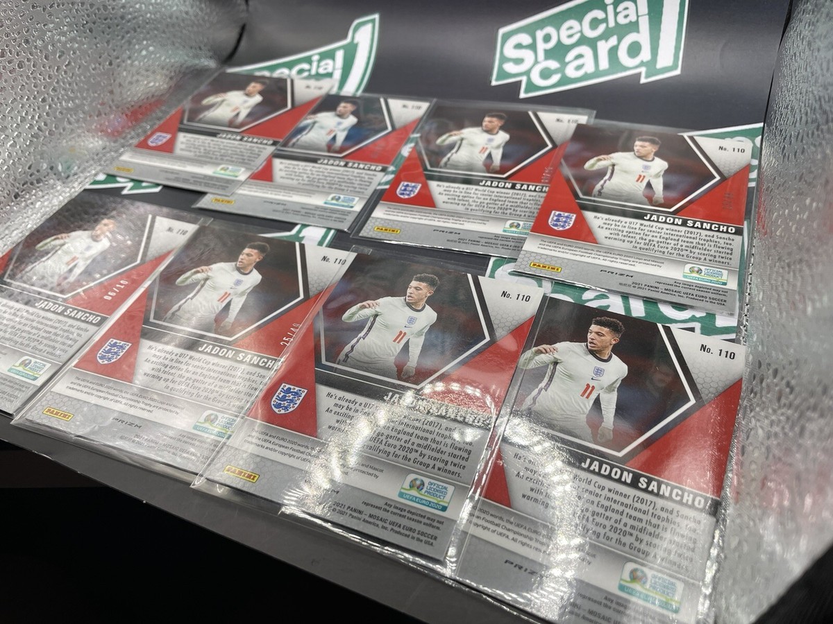 Panini Mosaic 2021-22 Jadon Sancho Bundle Lots /10 /25 /49 Panini Mosaic 2021-22 Jadon Sancho Bundle Lots /10 /25 /49