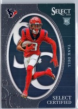 2023 Panini Select - Select Certified Rookies Tank Dell #CRO-NTD (RC)