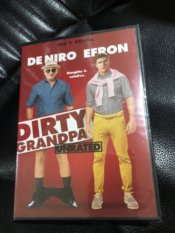 Dirty Grandpa [Unrated] [DVD + Digital] New Sealed
