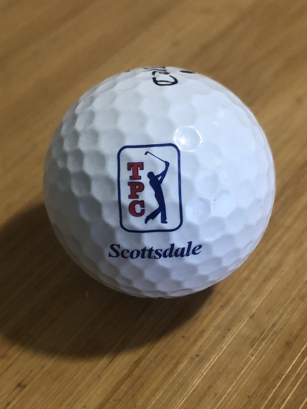 TPC Scottsdale Souvenir Golf Ball. Home Of Waste Management Phoenix Open 
