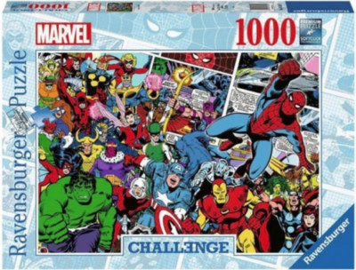 Puzzle 1000 elementów. Challenge. Marvel