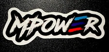 MPower BMW Performance sticker Glossy Finish Approx Size: 3-1/8”X 1-1/4”