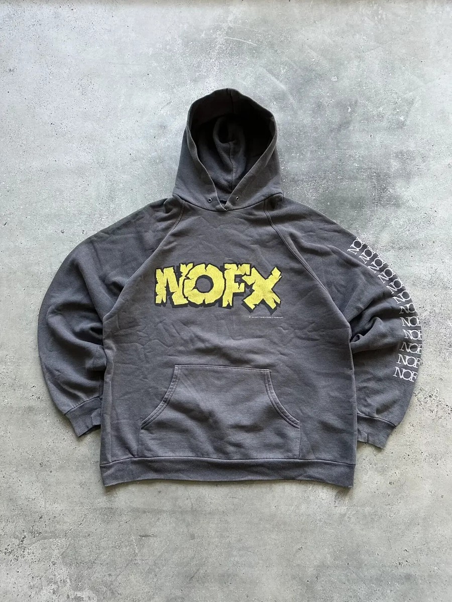 NOFX 90s グラフィックパーカー ブラック メキシコ製 アメリカ製 NOFX