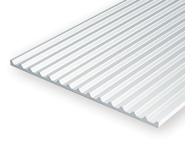 Evergreen EG4544 Board and Batten .125 Spacing (3.2mm) Plasticard Sheet