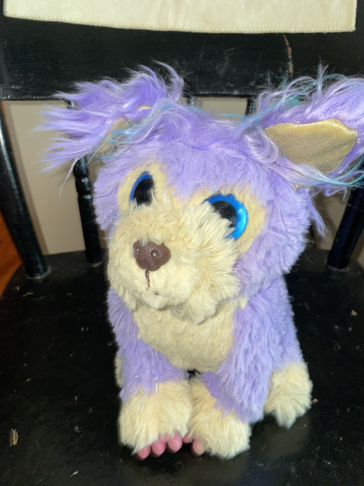 Little Live Pets Scruff-a-Luvs Cutie Cuts Purple Shaggy Puppy Dog Plush 8” Plush