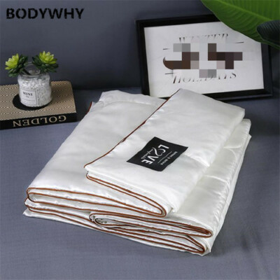 2020 Ice Silk Summer Quilt White Cool Quilt Full Double Queen Bed Cover Home Top