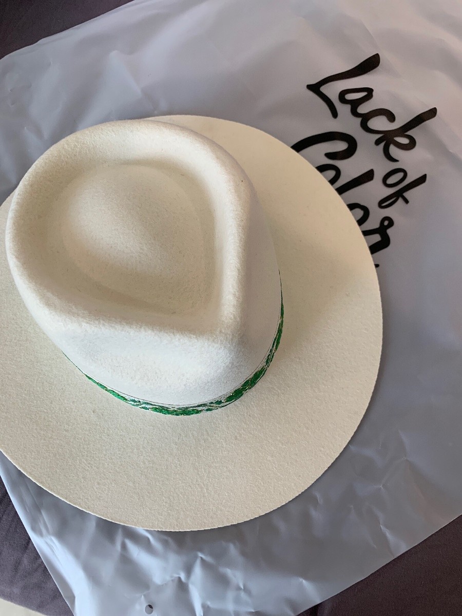 Lack of Color ‘The Beverly’ Women’s white Ivory L Fedora‎ Hat New $149.00 Lack of Color Beverly Ivory Wool Wide-Brimmed Fedora Hat - Lulus main image 3