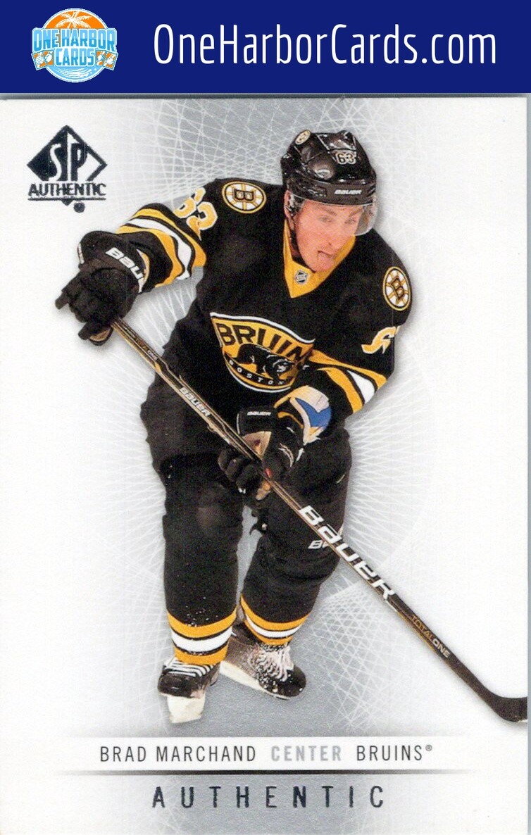 2012-13 SP Authentic Boston Bruins #11 Brad Marchand