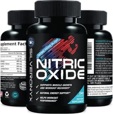 Extra Strength Nitric Oxide Supplement 3X Strength L Arginine, Citrulline Malate