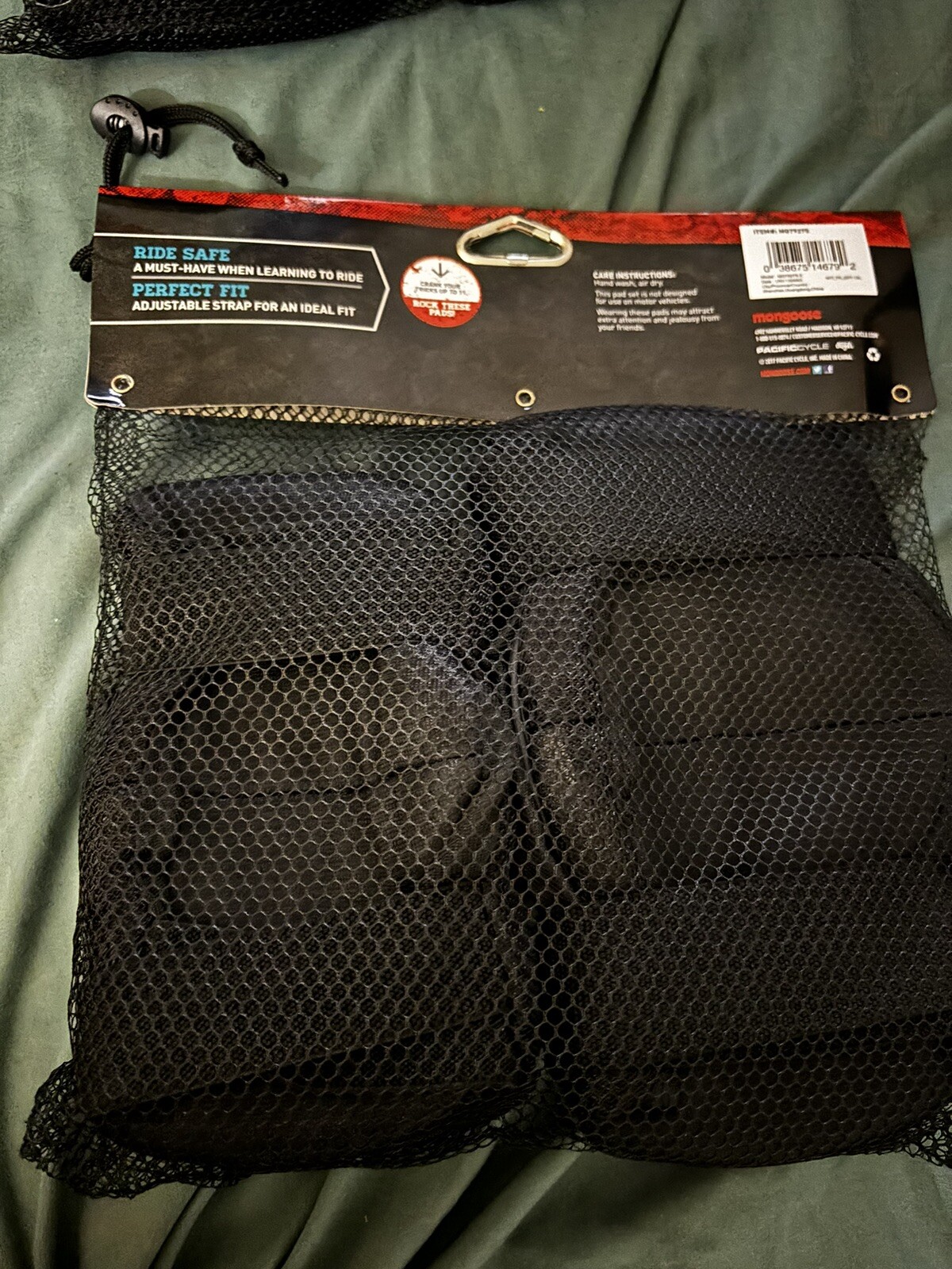 Mongoose BMX Bike Skateboard Gel Knee and Elbow Pads MultiSport