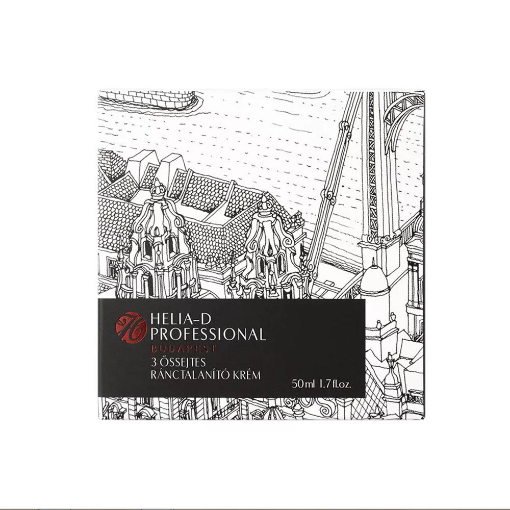 Helia-D Professional Budapest 3 Stem Cell Anti-Aging Cream for All Skin 50mlx4