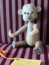 Schooline Zoo Line zooline articulated handmade wood danish monkey animal