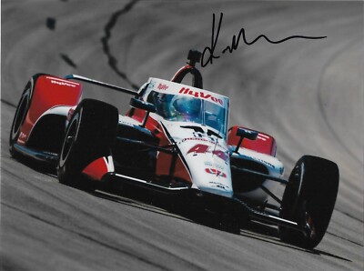 Katherine Legge 2024 Indy Indianapolis Indycar 500 signiertes Foto Dale Coyne