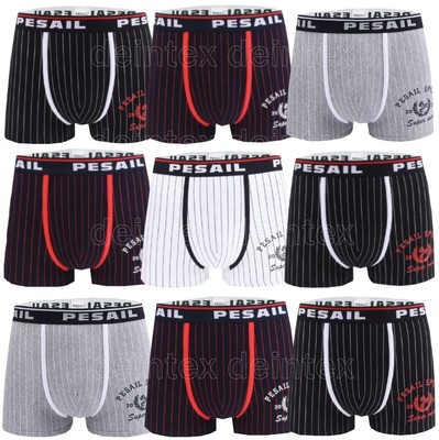 4/6/8/10 Boxershorts Herren Boxer Retroshorts Unterhose Baumwolle Unterwäsche 02
