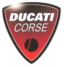 DUCATI Corse sticker vinyle laminé " optical illusion "