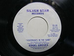 Edgel Groves 45 RPM 1980 Footprints in the sand / same ...