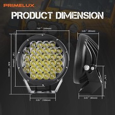 Round 8inch 160W LED Offroad Light 14400LM - Waterproof PLEASE READ