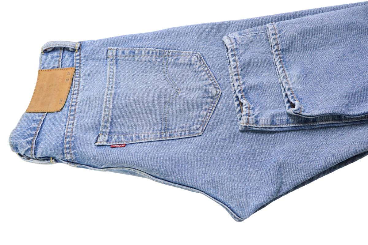 LEVI's 512 Jeans Men's W32/L32 Slim Tapered Fit Blue Zip Fly