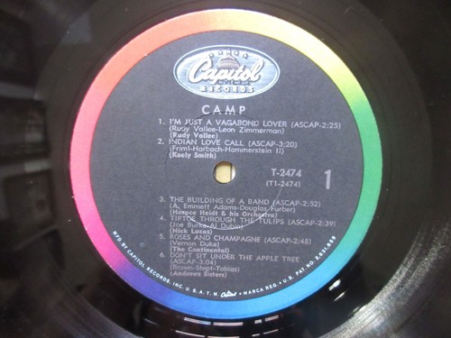 V/A "CAMP!" 1966 CAPITOL NM-/EX+ OOP W/KEELY SMITH/DEAN MARTIN/BELAFONTE+MORE LP - Imagen 7 de 8