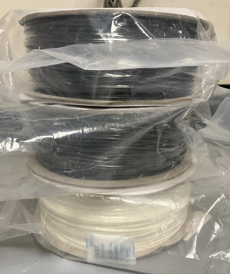 Lot of 3 SainSmart ABS 1.75mm Filament | Two Black One White - Image 2 of 4