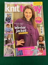 KNIT TODAY JAN 29 WINTER JACKET 3 EASY KNIT GIFTS FASHION WRAP EDGING MASTERCLAS