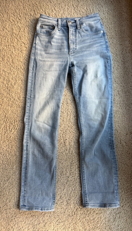 rag & bone Wren Slim Fit High Waist Ankle Crop Jeans