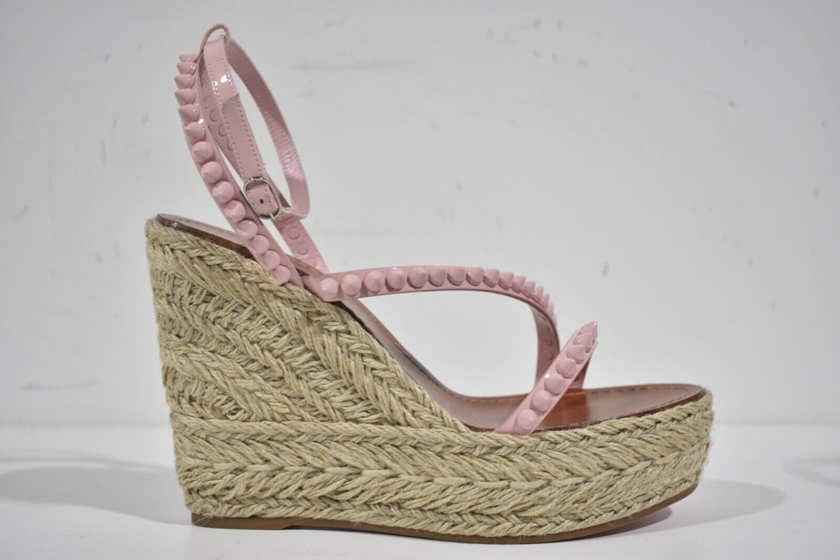 Christian Louboutin Mafaldina Zeppa 120 Rosy Pink Platform