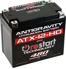 ANTIGRAVITY BATTERIES ATX12-HD w/ 480 CCA Lithium Ion Battery AG-ATX12-HD-RS