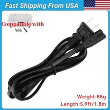 2-Prong 6ft UL Power Cord For Damkee 550 Vibr...
