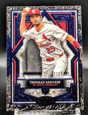 2025 Topps Tier One Thomas Saggese RC /125 Purple Foil Cardinals